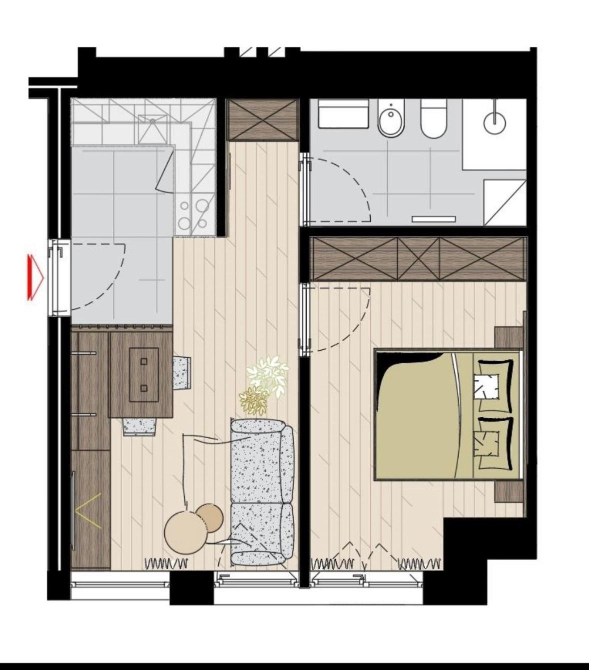 Mountain Meadows Apt 3 Apartment Olang Exterior photo